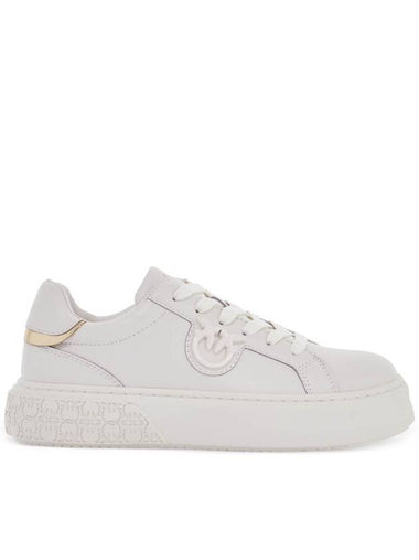 monogram detail platform sneakers with - PINKO - BALAAN 1