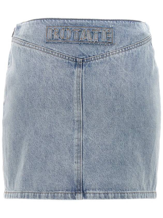 Rotate Birger Christensen Mini Denim Skirt - ROTATE - BALAAN 2