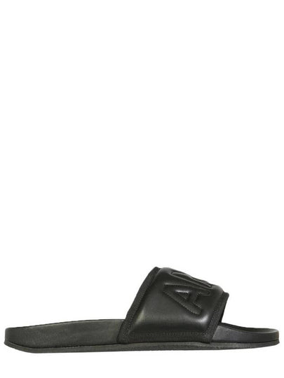 Men's Logo Padded Slippers Black - AMBUSH - BALAAN 2