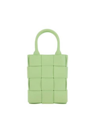 Cassette Mini Tote Bag Green - BOTTEGA VENETA - BALAAN 1