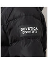 Men's Bixio Logo Hooded Quilted Padding Black - DUVETICA - BALAAN 7