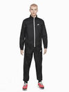 Club Lined Woven Tracksuit Black - NIKE - BALAAN 3