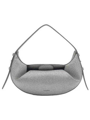 Mini Fortune Cookie Shoulder Bag Silver - YUZEFI - BALAAN 1