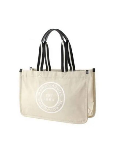 Signet Canvas Tote Large Beige MBBAW22037BEX - MARC JACOBS - BALAAN 1