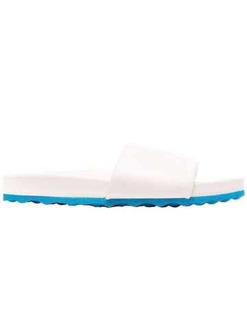 Bicolor sole white slippers white blue - OFF WHITE - BALAAN 1