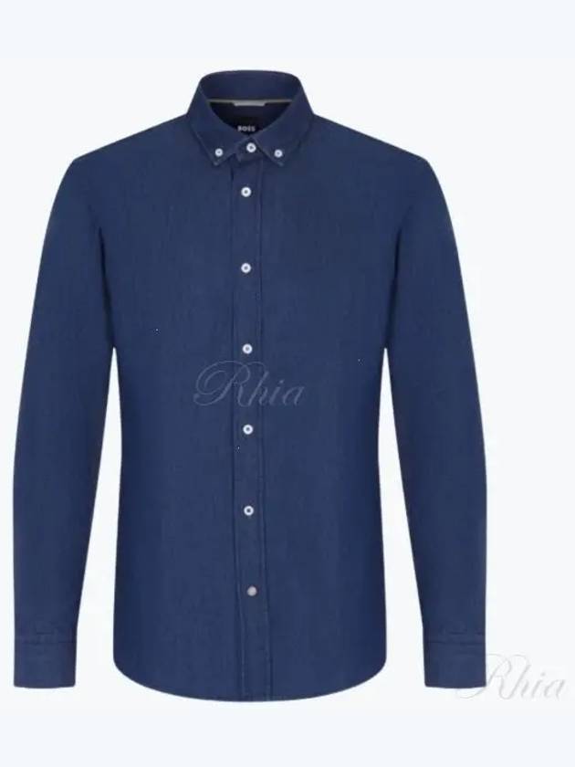 Boss Shirt 50520260 410 Denim - HUGO BOSS - BALAAN 2