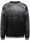 K-Larence B Reverse Print Cardigan Black - DIESEL - BALAAN 3