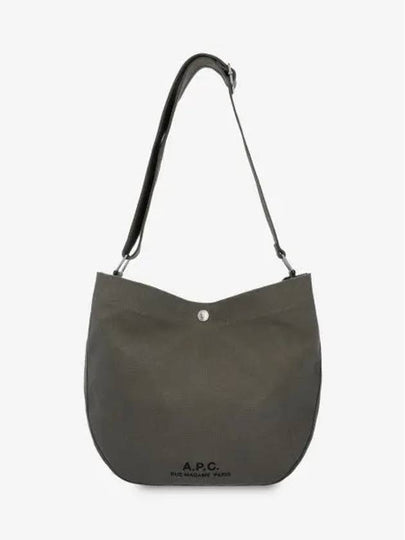 Logo Print Open Top Cross Bag Green - A.P.C. - BALAAN 2