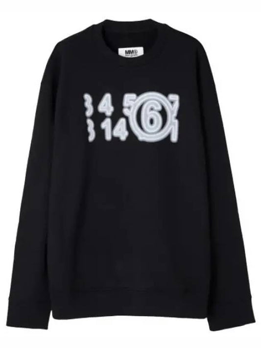 MM6 Number Zoom Logo Sweatshirt Women - MAISON MARGIELA - BALAAN 1