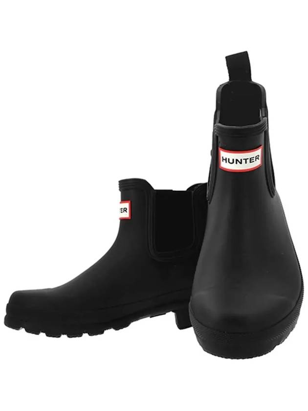 Women's Original Chelsea Rain Boots Black - HUNTER - BALAAN 6