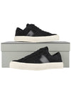 Suede Low Top Sneakers Black - TOM FORD - BALAAN 11