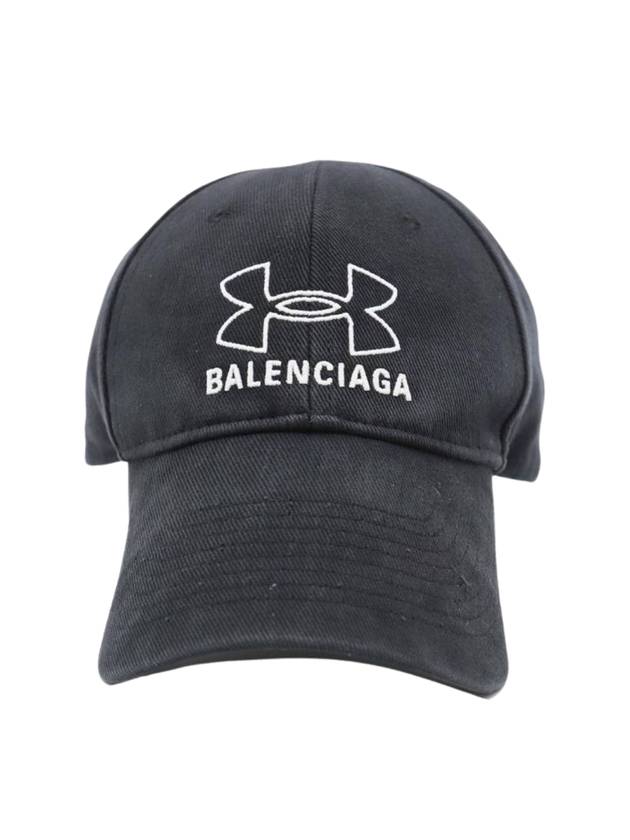 Embroidered Logo Ball Cap Black - BALENCIAGA - BALAAN 1