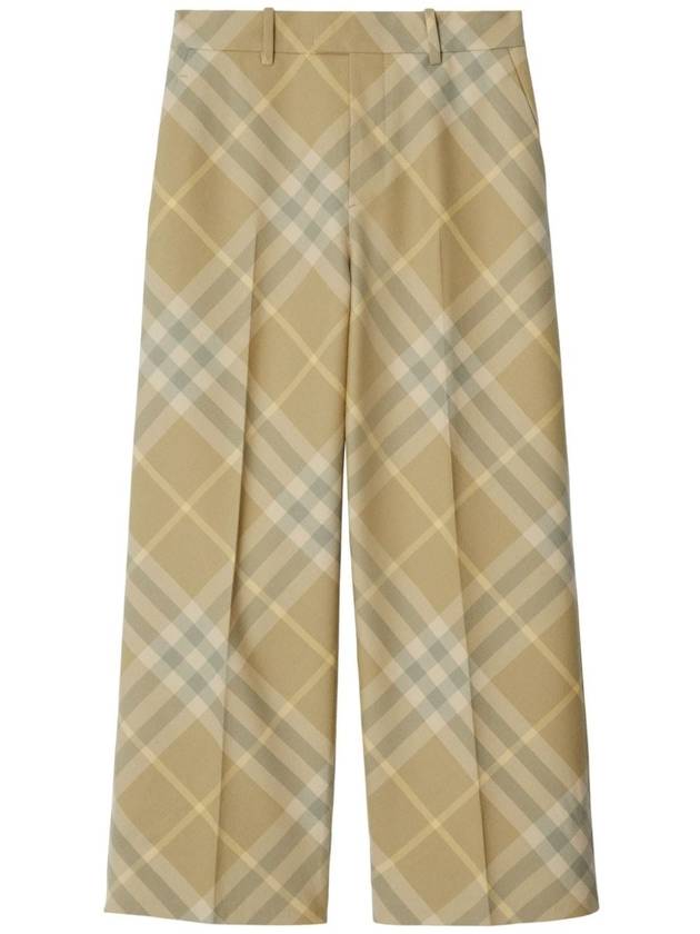 Check Print Tailored Wool Pants 8082605 - BURBERRY - BALAAN 2