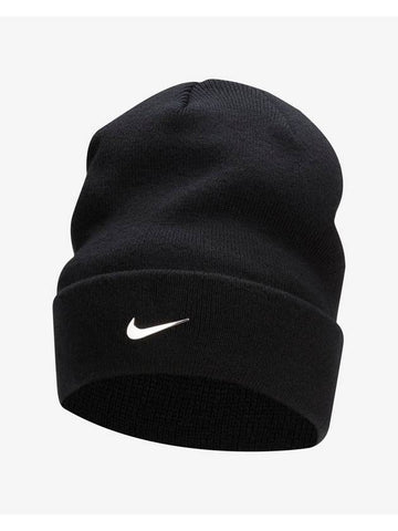 Peak Swoosh Beanie Black - NIKE - BALAAN 1