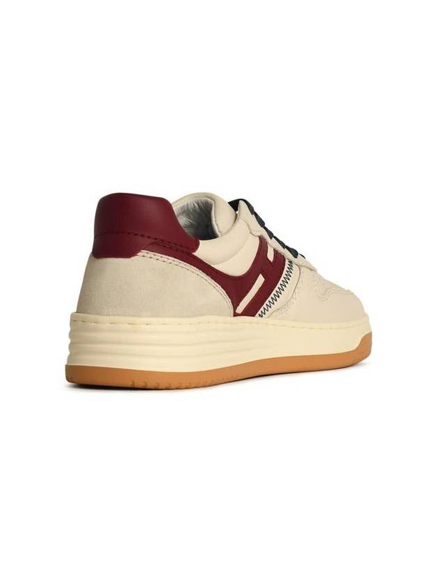 Hogan 'H631' Beige Leather Sneakers - HOGAN - BALAAN 3