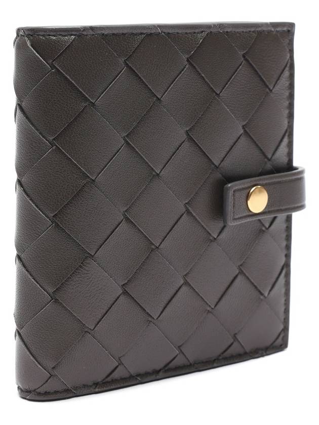 Intrecciato Zipper Half Wallet Grey - BOTTEGA VENETA - BALAAN 4