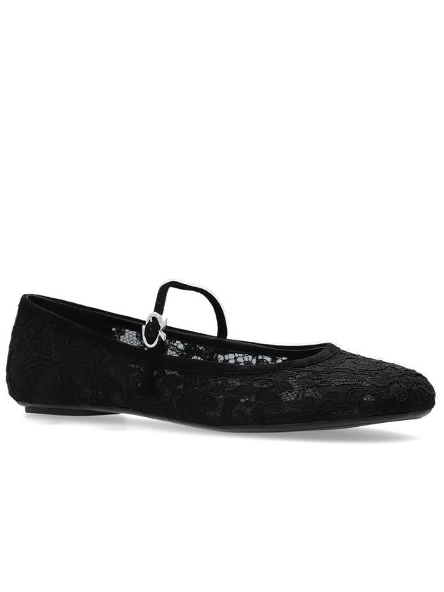 Gianvito Rossi Lace Ballet Flats Claudia, Women's, Black - GIANVITO ROSSI - BALAAN 4