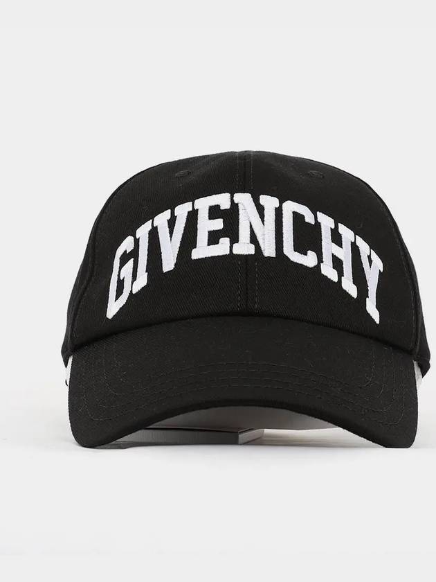 Embroidered Logo Baseball Ball Cap Black - GIVENCHY - BALAAN 3