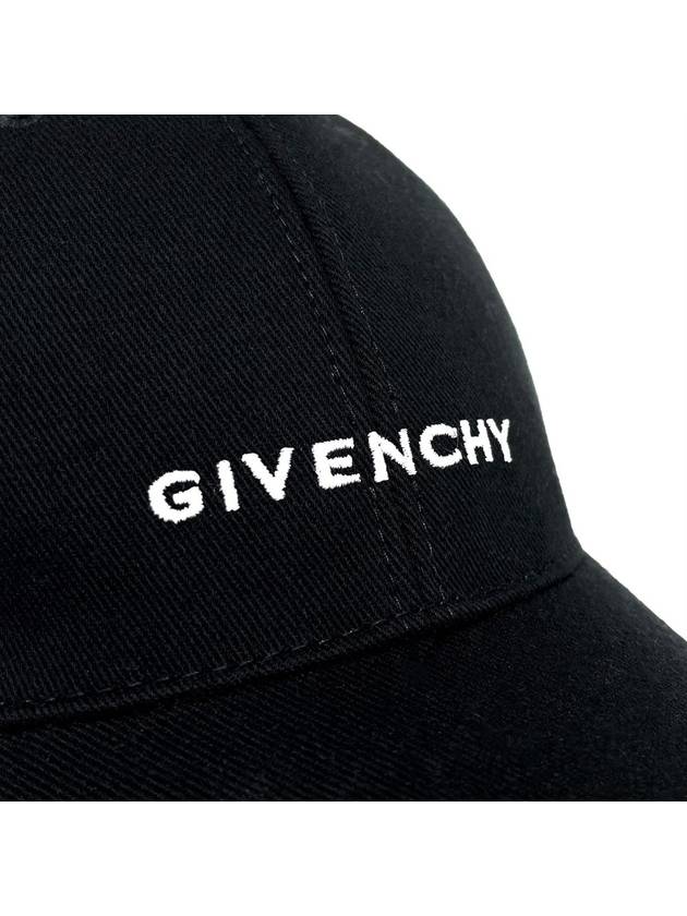 4G Logo Twill Ball Cap Black - GIVENCHY - BALAAN 5