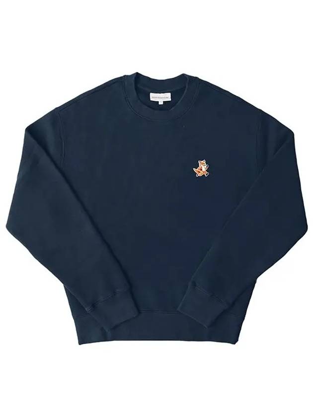 Fox Cotton Sweatshirt Navy - MAISON KITSUNE - BALAAN 3