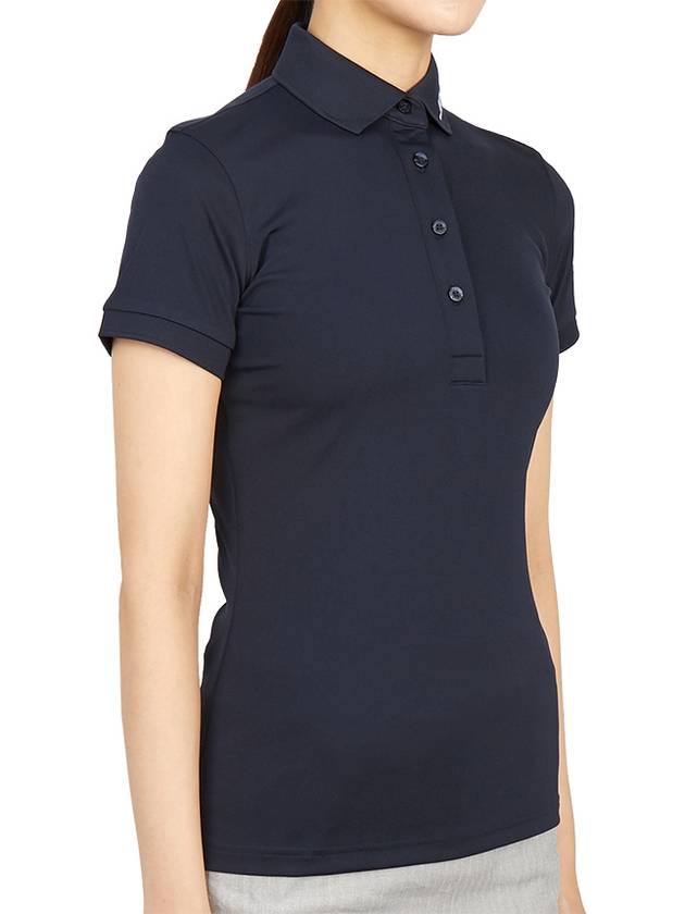 Women's Tour Tech Golf Polo Navy - J.LINDEBERG - BALAAN 4