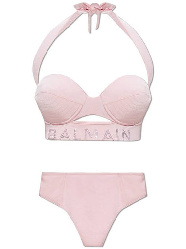 Balmain Two-piece Swimsuit, Women's, Pink - BALMAIN - BALAAN 1