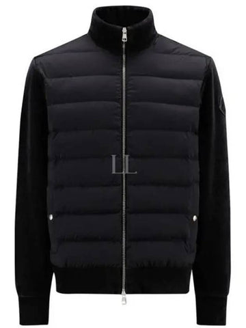 103889 Logo patch padded cardigan 8G00083 595HA 999 - MONCLER - BALAAN 1