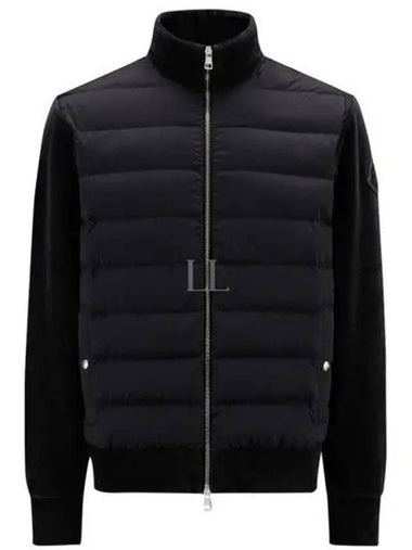 103889 Logo patch padded cardigan 8G00083 595HA 999 - MONCLER - BALAAN 1