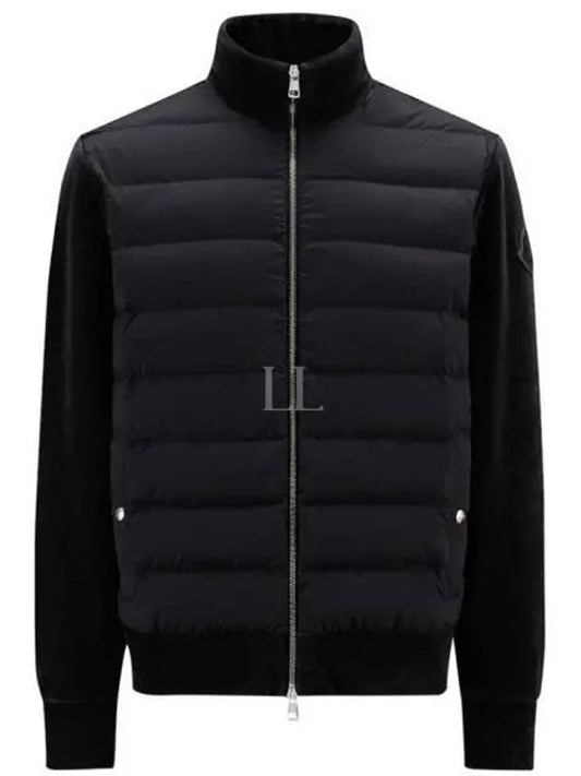 103889 Logo patch padded cardigan 8G00083 595HA 999 - MONCLER - BALAAN 1