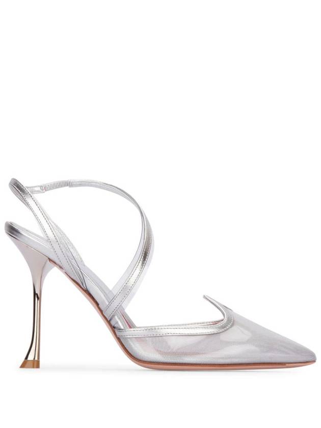 I Love Vivier PVC Slingback Pumps Heel Silver - ROGER VIVIER - BALAAN 2