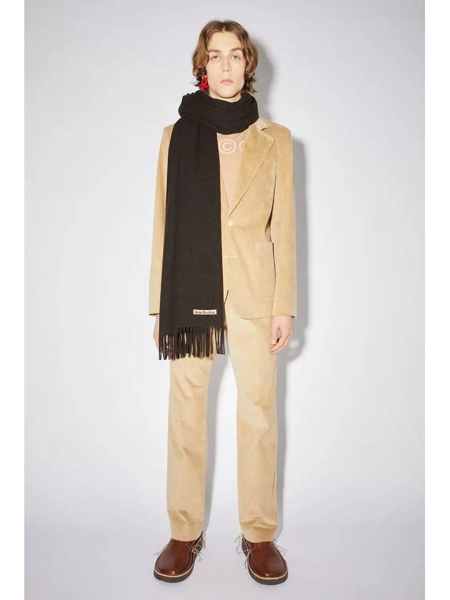 Canada New Oversized Fringe Muffler Chocolate Brown - ACNE STUDIOS - BALAAN 4