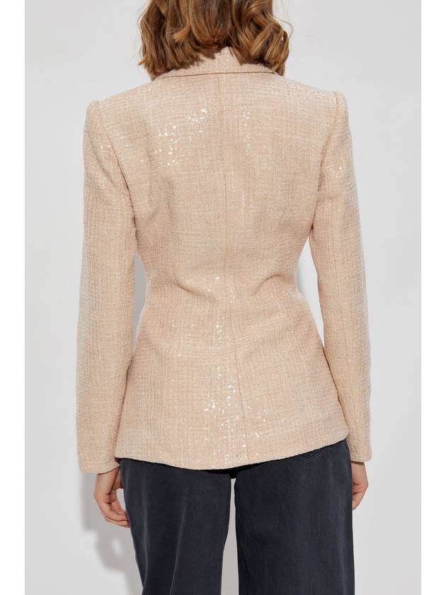 Self Portrait Sequin Blazer, Women's, Cream - SELF PORTRAIT - BALAAN 4