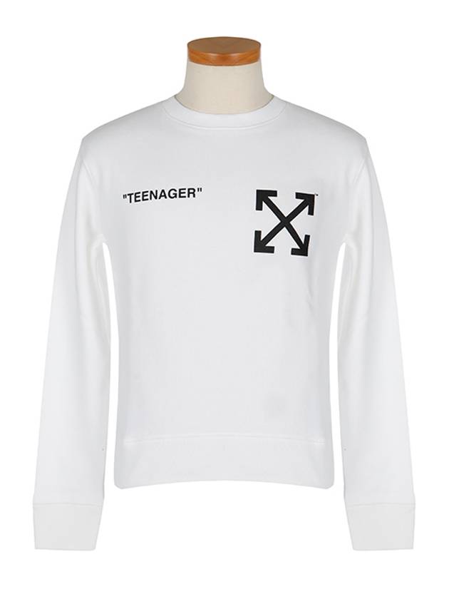 Flamed Bart Crew Neck Long Sleeve T-Shirt White - OFF WHITE - BALAAN 2