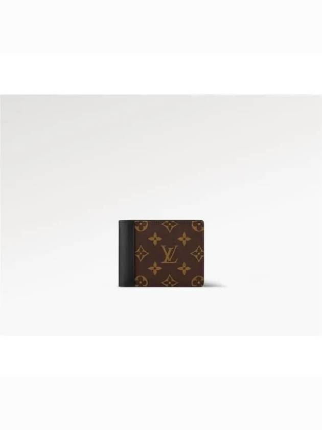 Multiple 2-Fold Bifold Wallet Brown Black - LOUIS VUITTON - BALAAN 2