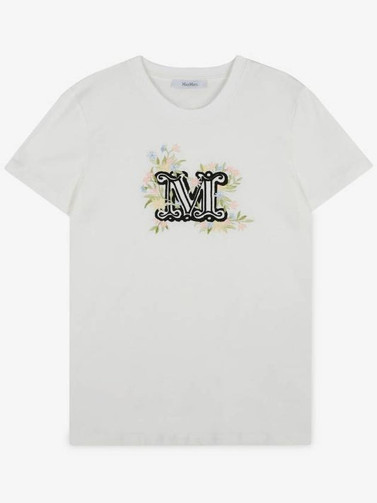 Women's Sacha Short Sleeve T-Shirt White - MAX MARA - BALAAN 2