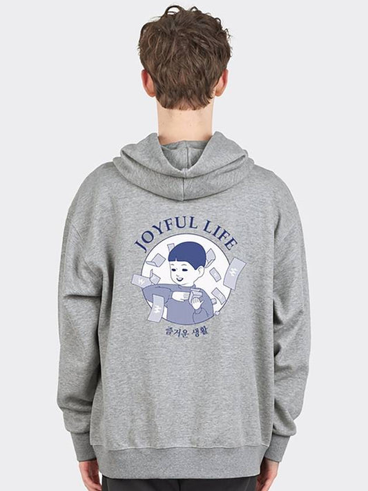 Joyful Life Hoodie Gray - TEENYTIGER - BALAAN 1