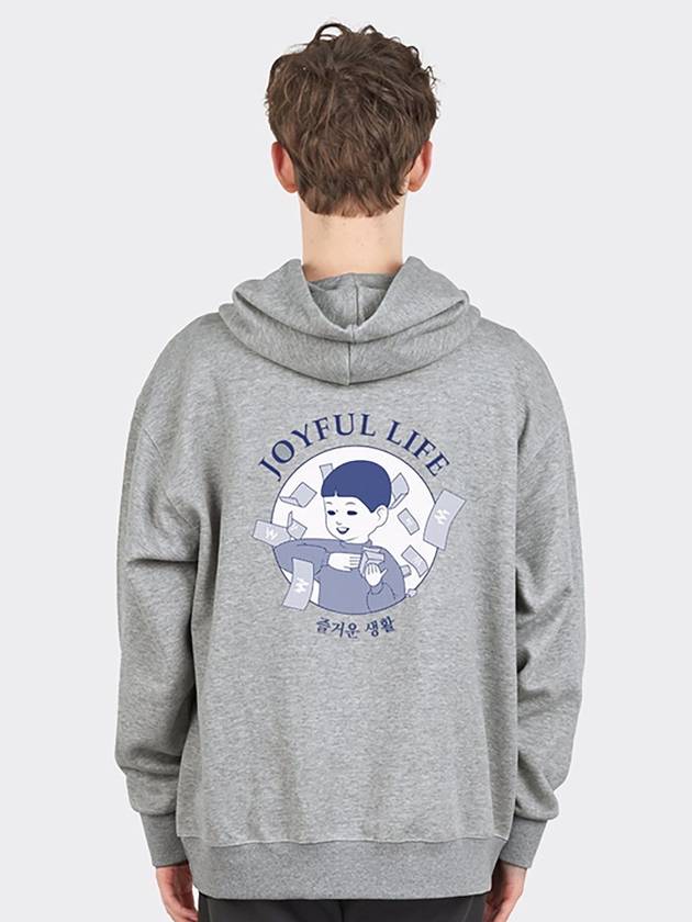 Joyful Life Hoodie Top Grey - TEENYTIGER - BALAAN 2