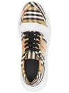 Vintage Check Cotton Sneakers Archive Beige - BURBERRY - BALAAN 5