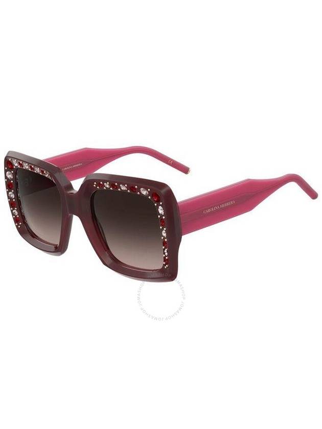 Carolina Herrera Brown Gradient Square Ladies Sunglasses HER 0178/S 00T5/HA 53 - CAROLINA HERRERA - BALAAN 1