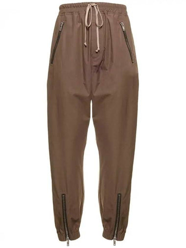 Tecuatl Light Cotton Track Pants Dust - RICK OWENS - BALAAN 1