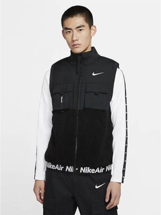 Men's Air Sherpa Vest Black - NIKE - BALAAN 2