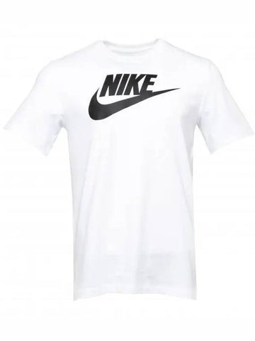 Futura Icon Short Sleeve T-Shirt White - NIKE - BALAAN 1