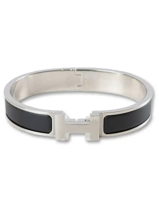 Click Ache HH Palladium Matte Bracelet Noir - HERMES - BALAAN 2