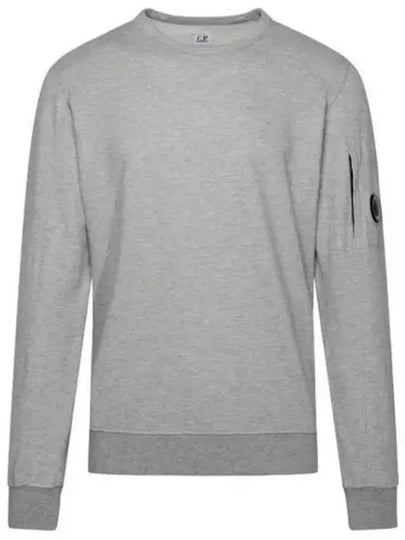 Light Fleece Sweatshirt Grey - CP COMPANY - BALAAN 2