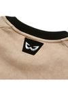 Golf Wear Print Round Neck Golf T-Shirt WB21FAWT03BE Beige - WHITEBALL - BALAAN 4