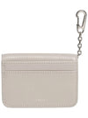 Dot Compact Keyring Card Wallet Warm Grey - LE MASQUE - BALAAN 5