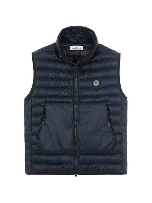 Wappen Patch Ripstone Nylon Padding Vest Navy - STONE ISLAND - BALAAN 1