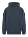 Logo Cotton Hoodie Washed Blue - BALENCIAGA - BALAAN 2