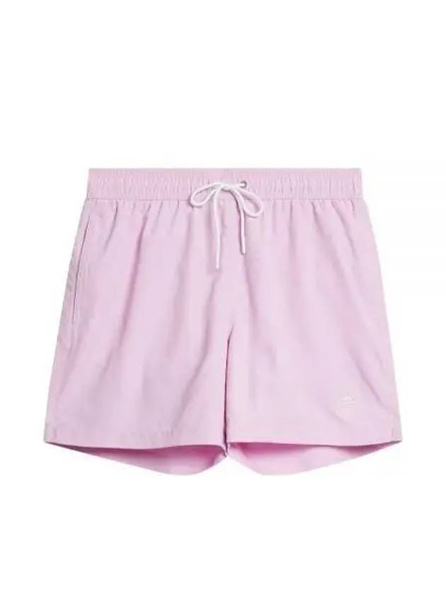 Banks Solid Swim Trunk Shorts Pink - J.LINDEBERG - BALAAN 2