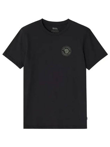 87313 550 1960 Logo Black Men s Short Sleeve T Shirt - FJALL RAVEN - BALAAN 1